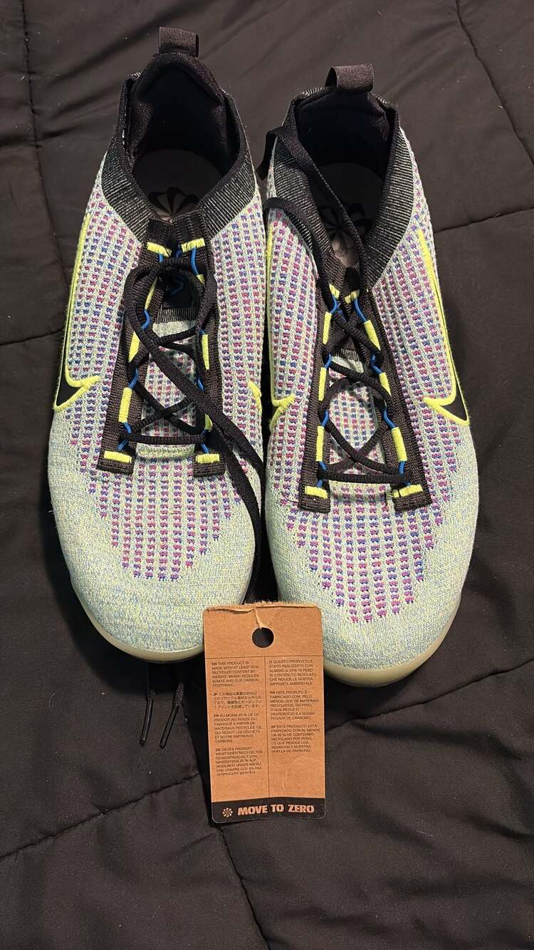 Nike Air VaporMax 2021 Flyknit Next Nature Size 12